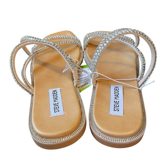 Steve Madden Women's Spice Bling Square Open Toe Slide-On Sandal NWT Size 7‎ - Picture 6 of 12